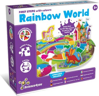 First Steps with Colors Rainbow World - Puzzle for Kids