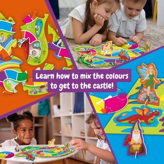 First Steps with Colors Rainbow World - Puzzle for Kids