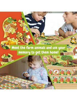 First Steps with Animals - Montessori Memory Spel 