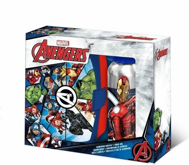 Avengers Lunchset met Broodtrommel en Drinkbeker