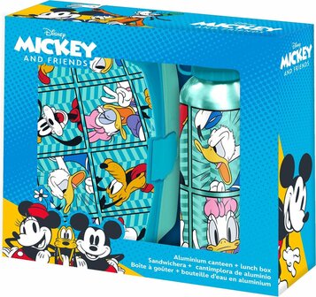 Disney Lunchset Mickey And Friends Aluminium 