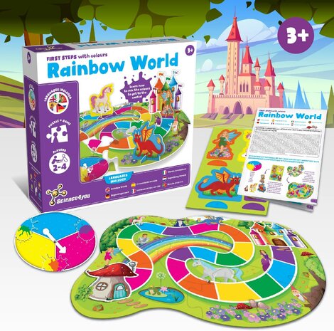 First Steps with Colors Rainbow World - Puzzle for Kids