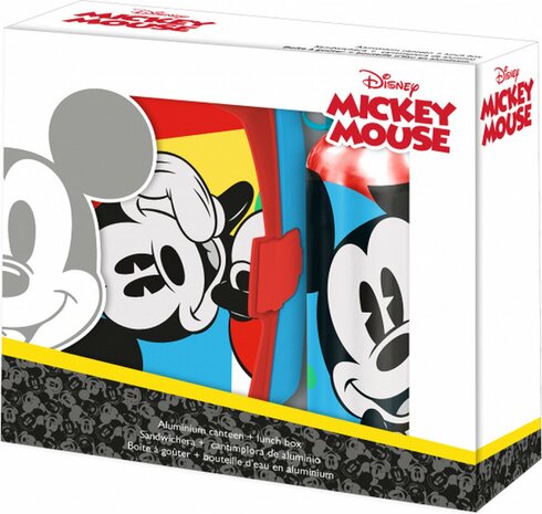 Disney Lunchset Mickey Mouse Aluminium 