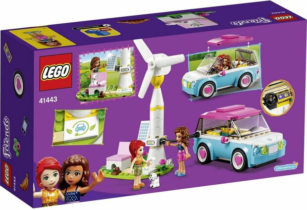 Lego  Friends 41443 Olivia's Electric Car