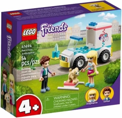 Lego  Friends 41694 Pet Clinic Ambulance