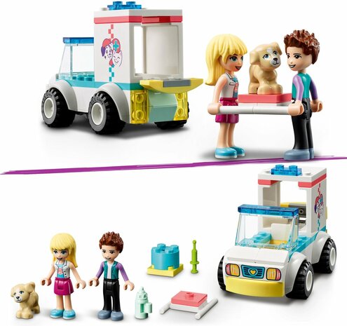 Lego  Friends 41694 Pet Clinic Ambulance