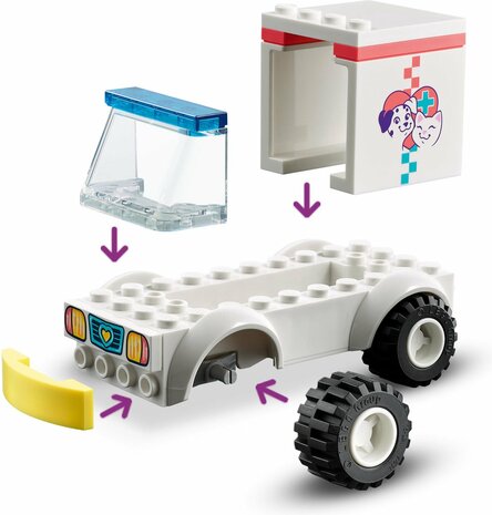 Lego  Friends 41694 Pet Clinic Ambulance