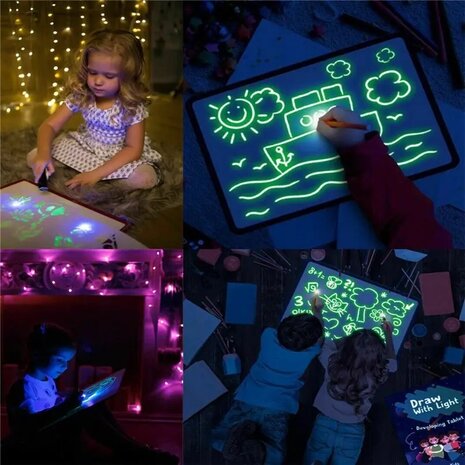 GLOW in the Dark Takenbord - Groot Formaat